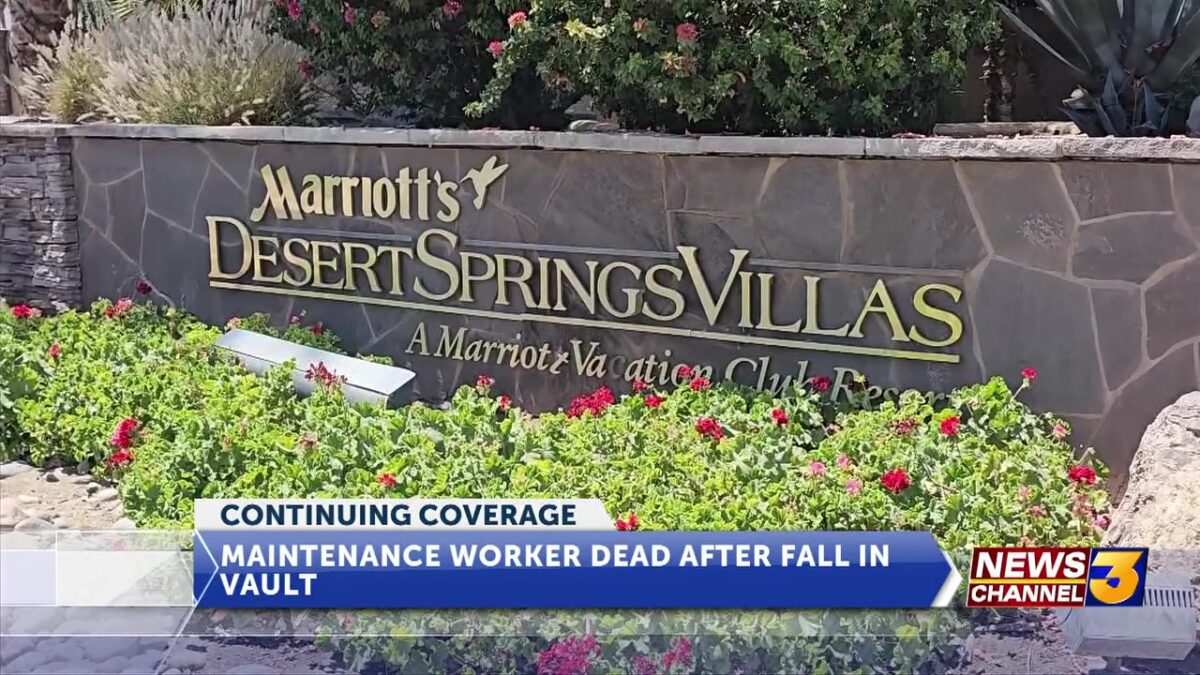 Maintenance worker dies after fall in vault in Palm Desert