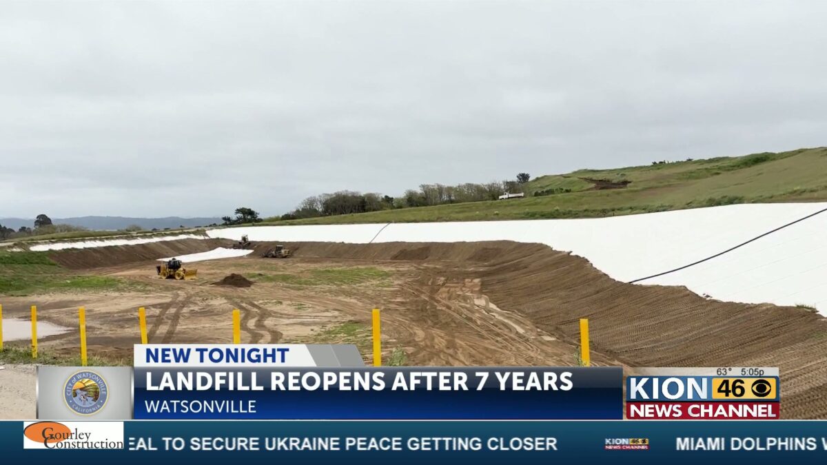 Watsonville landfill reopens Tuesday with a ceremony and more space