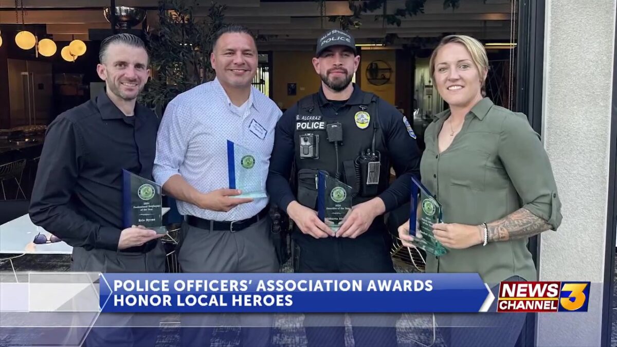 Police Officers’ Association Awards and Community Appreciation Social honors local heroes