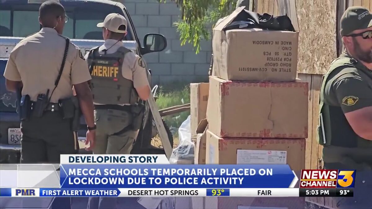 Theft investigation leads to school lockdowns in Mecca