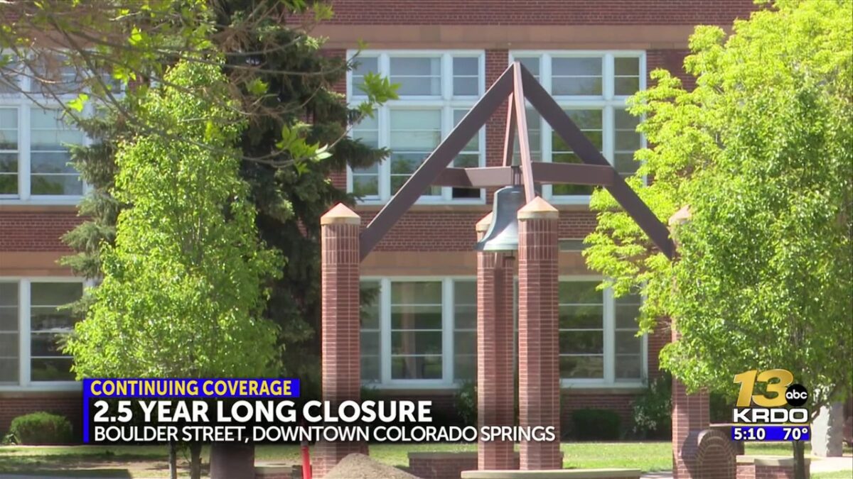 East Boulder Street in downtown Colorado Springs to partially close for over 2 years