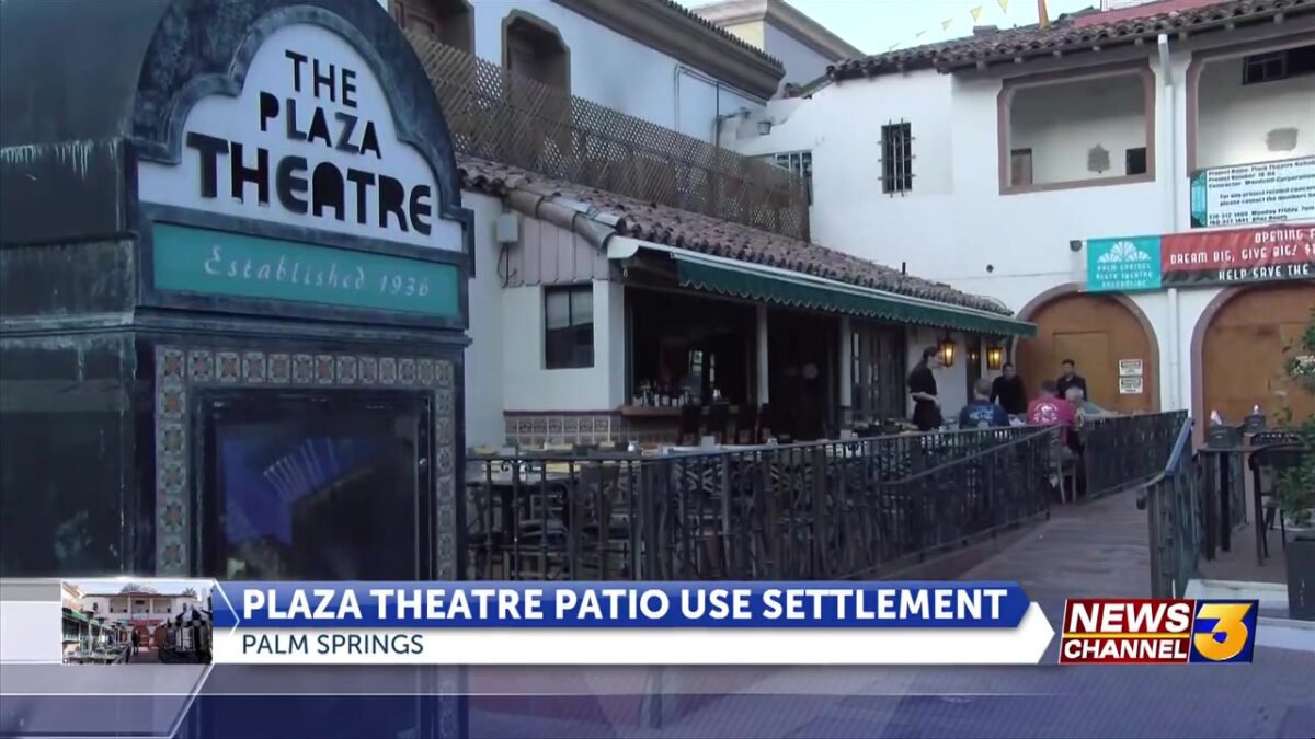 Palm Springs to pay nearly $1M in Plaza Theatre patio use settlement