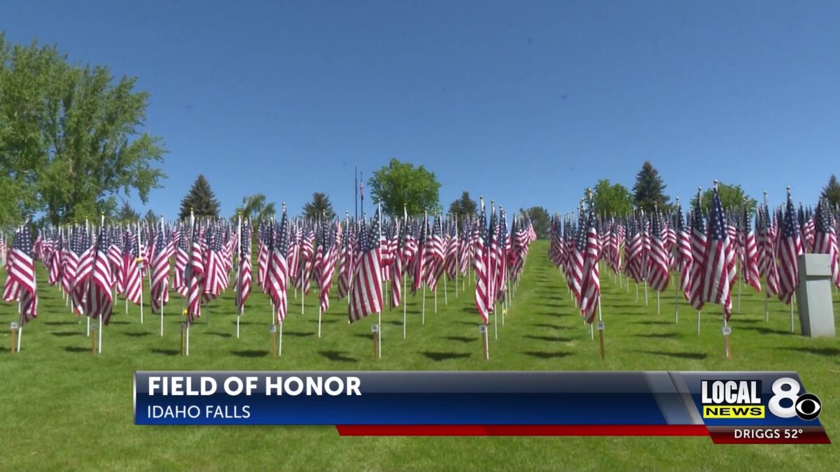 Memorial Day Weekend kicks off with massive flag display in Freeman Park in Idaho Falls
