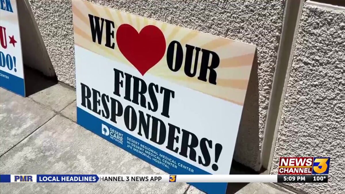 First responders honored at Desert Regional takes on added meaning after bombing