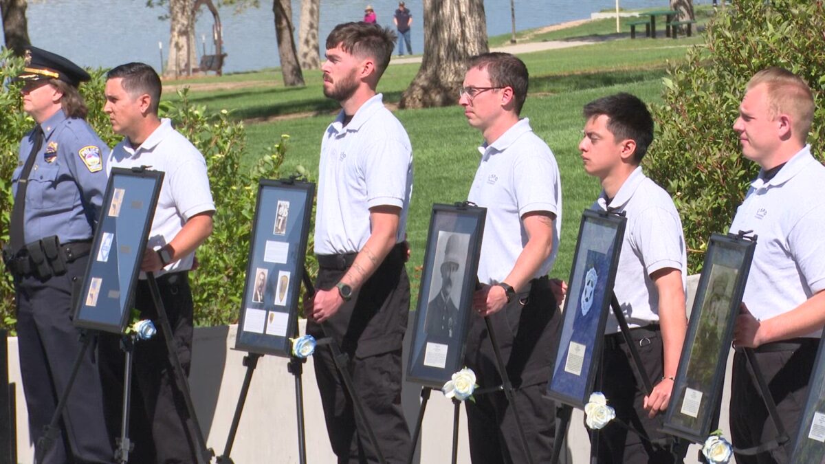 Families and law enforcement remember fallen officers during National Police Week
