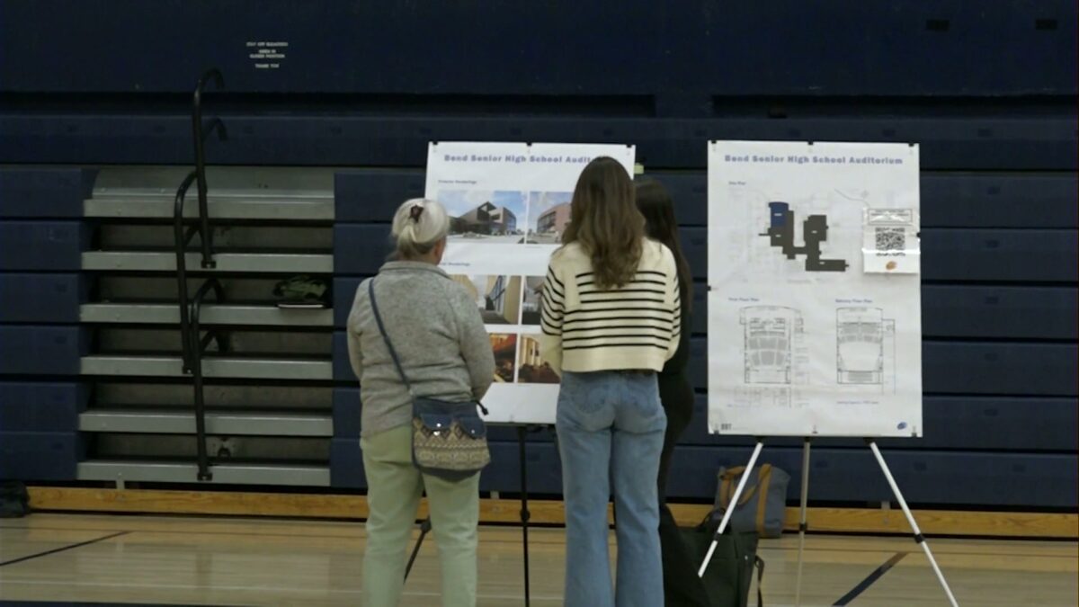 Community gets first look at plans for new Bend Senior High School auditorium