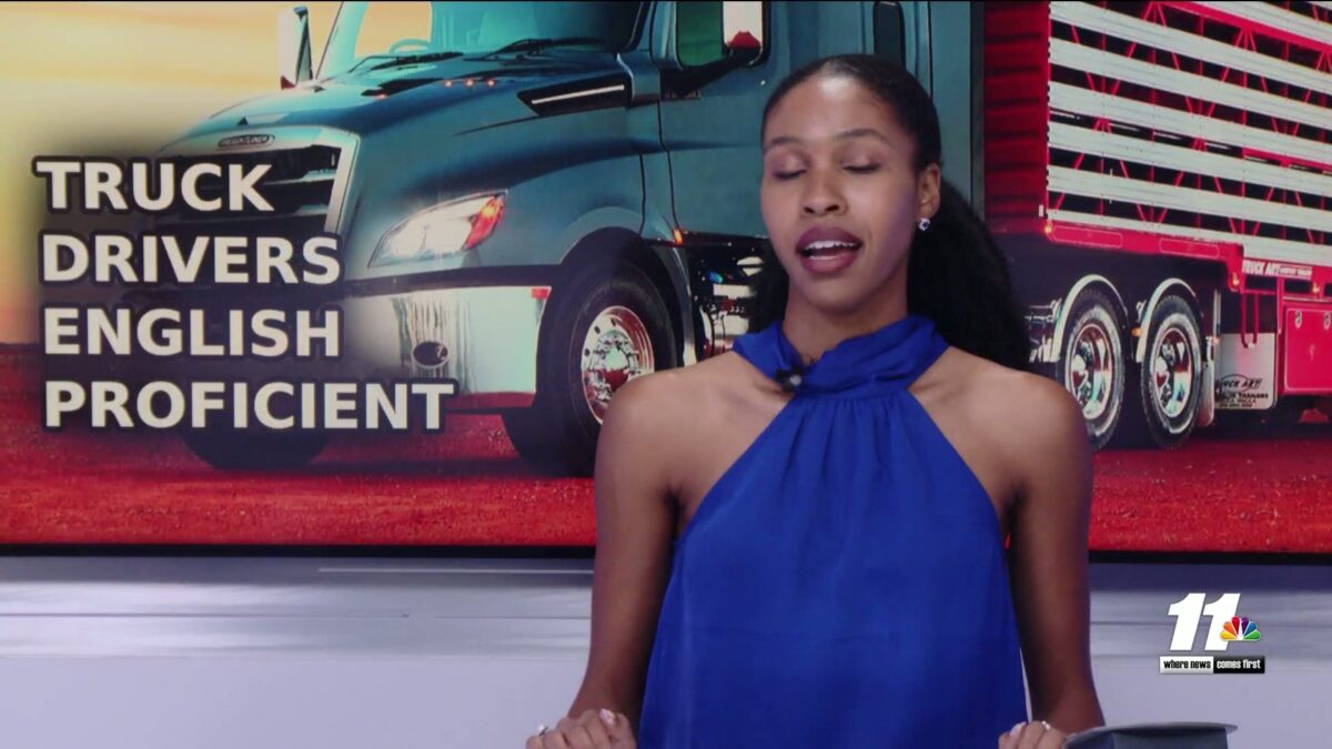 Local truck drivers react to Trump executive order to enforce English proficiency