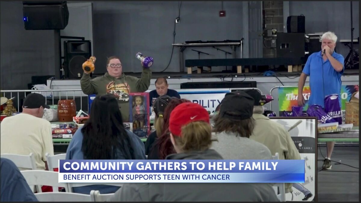 Benefit auction supports local cancer patient and family