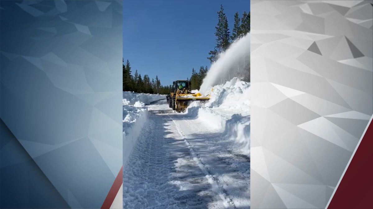 Plow crews hard at work in more than 8 feet of snow to clear Cascade Lakes Highway before Memorial Day