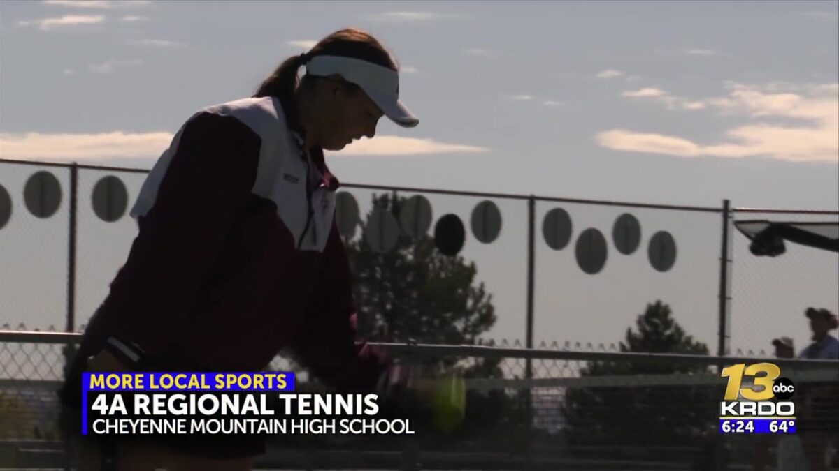 The Cheyenne Mountain girls tennis team wins Class 4A regional championship