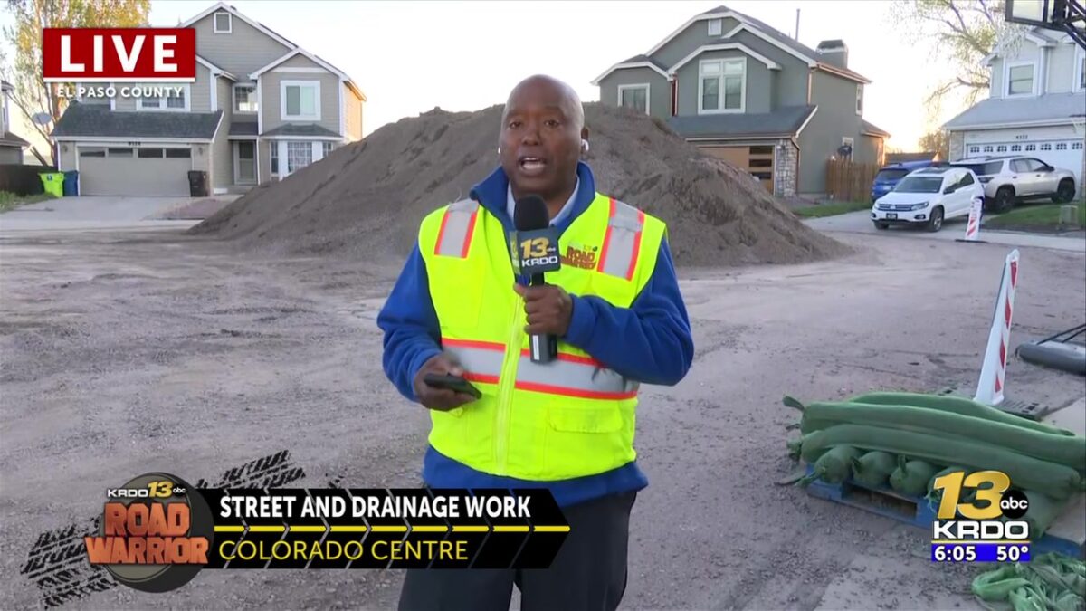 Updating progress on street