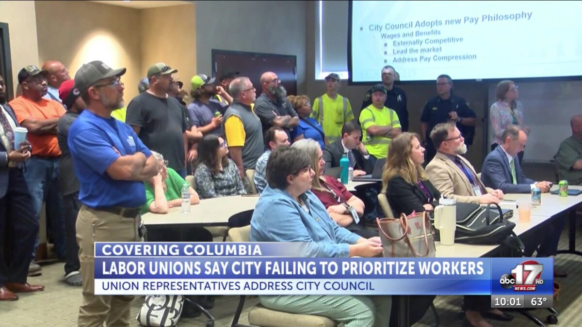 Columbia labor unions claim city is failing to prioritize workers