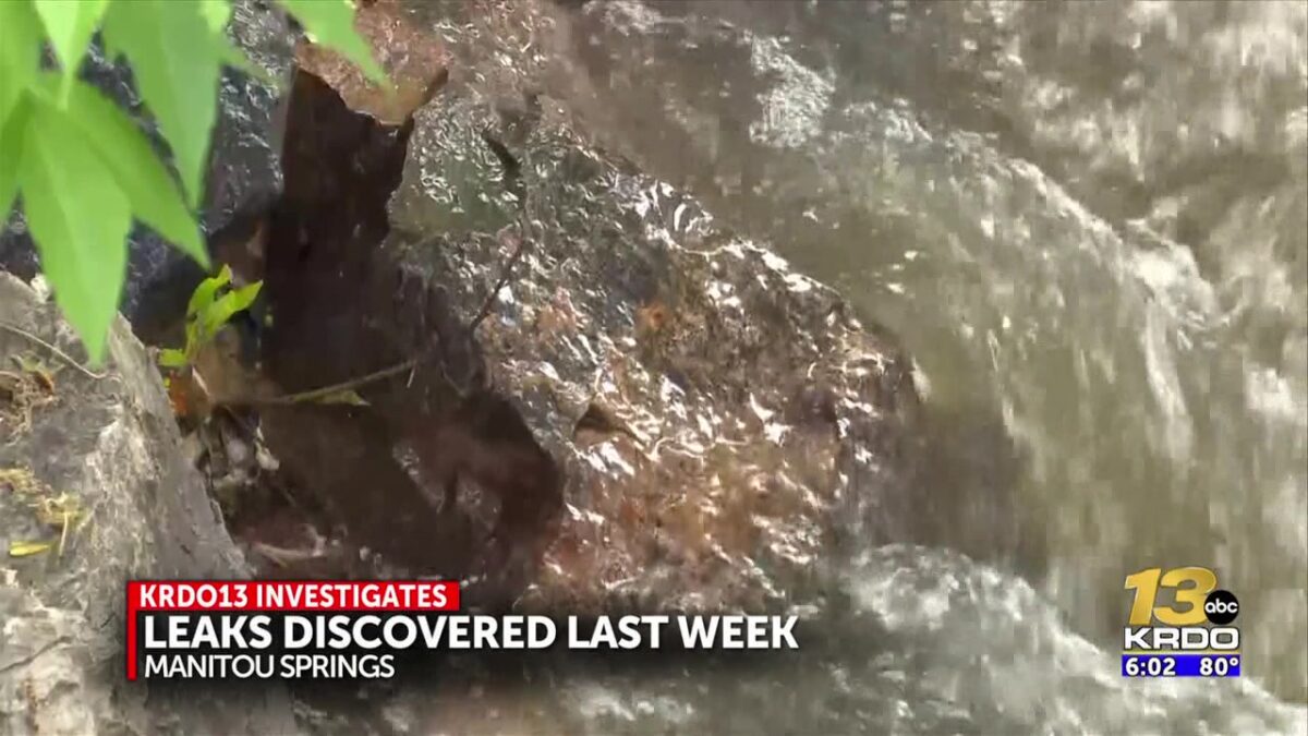 Leaks in Manitou Springs utility pipeline discovered before critical water shortage