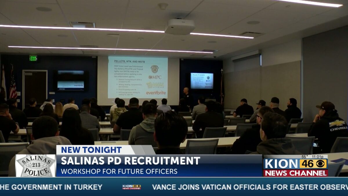 Salinas Police held a workshop Saturday to generate interest in a career in law enforcement