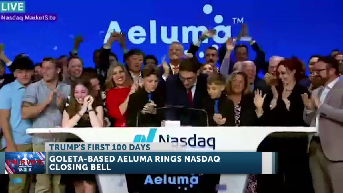 Goleta’s Aeluma Rings Nasdaq Bell