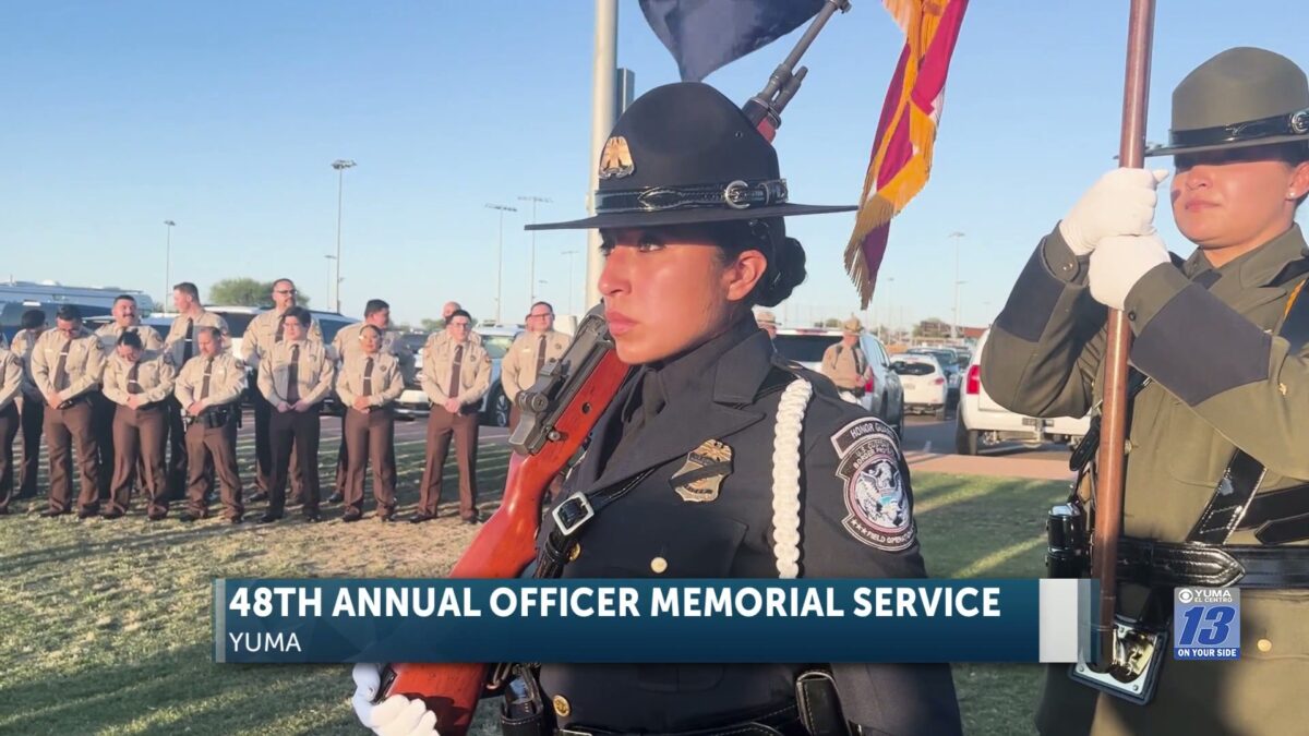 Yuma honors fallen officers at 48th Annual Peace Officer Memorial Service
