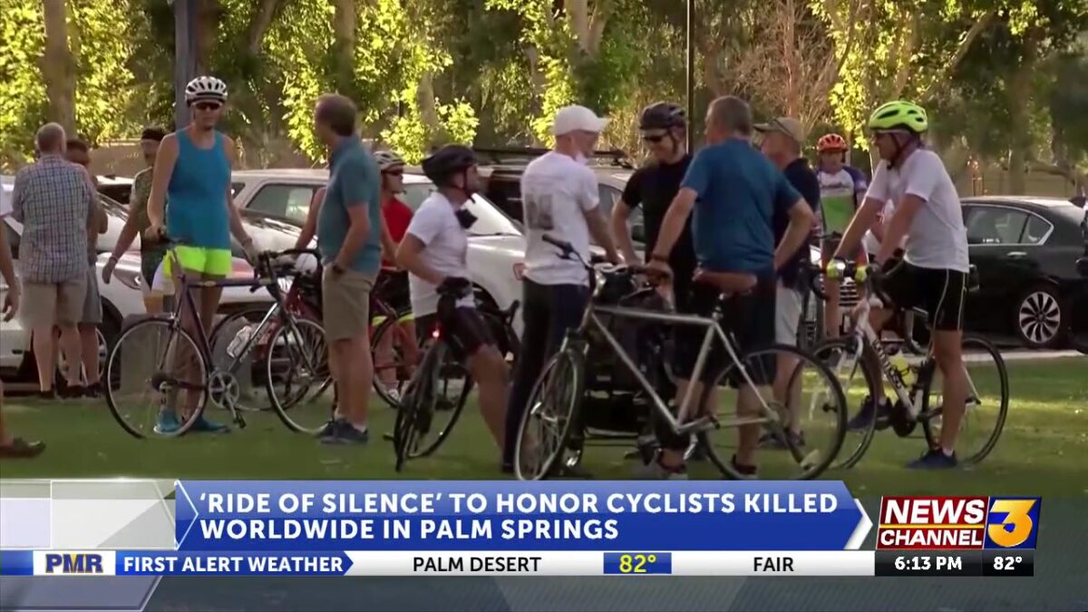 ‘Ride of Silence’ in Palm Springs to honor cyclists killed worldwide