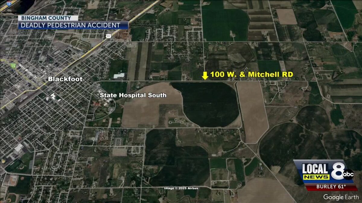 Bingham County coroner identifies pedestrian killed in minivan crash