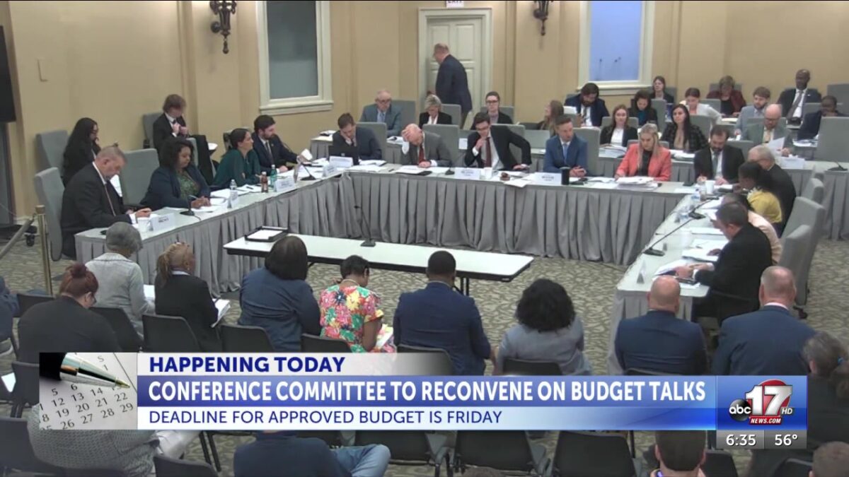 Conference Committee to reconvene hearing on state budget Thursday afternoon