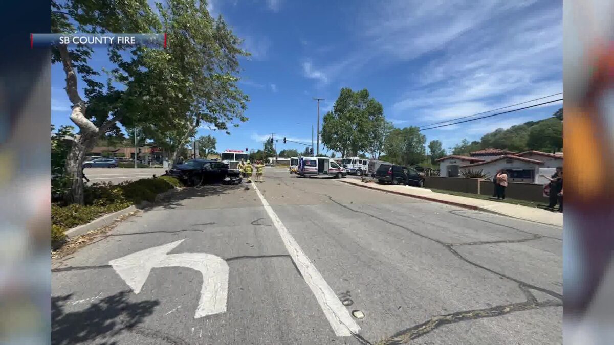Three injured in two car crash on Highway 246 in Solvang