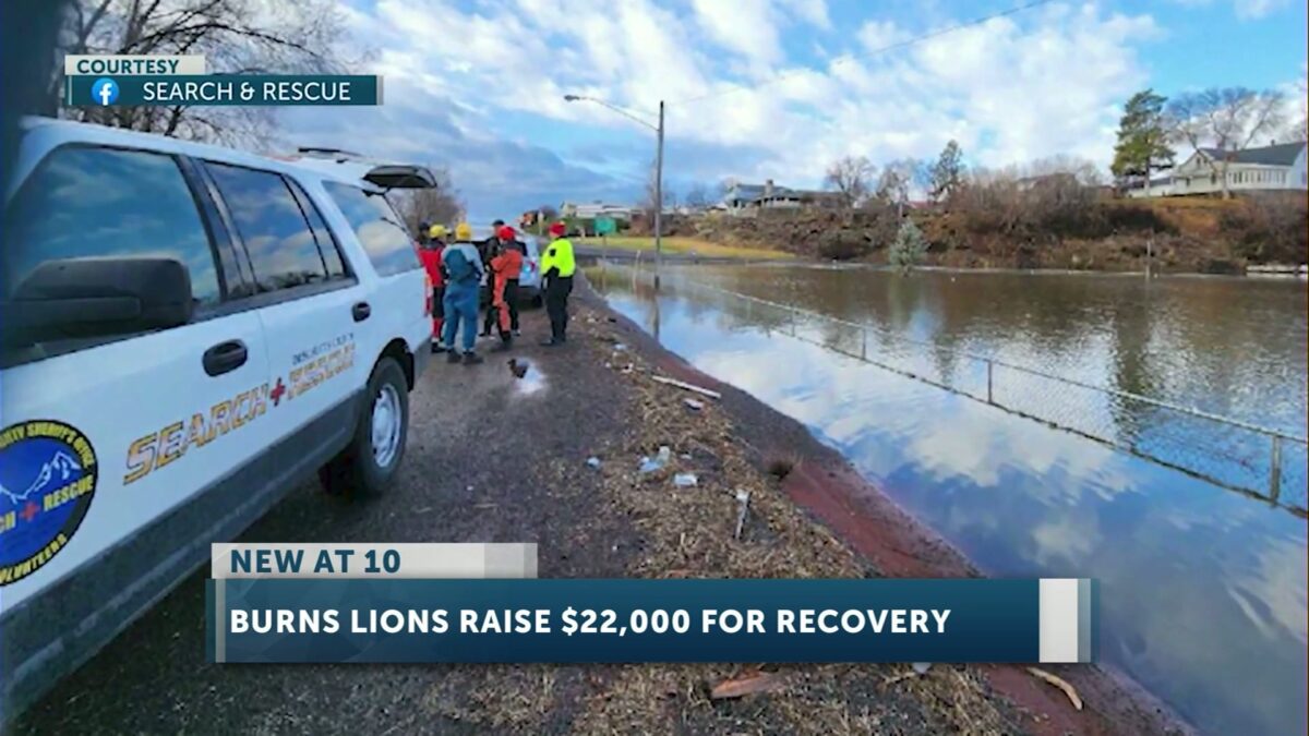 When Burns was hit by severe flooding