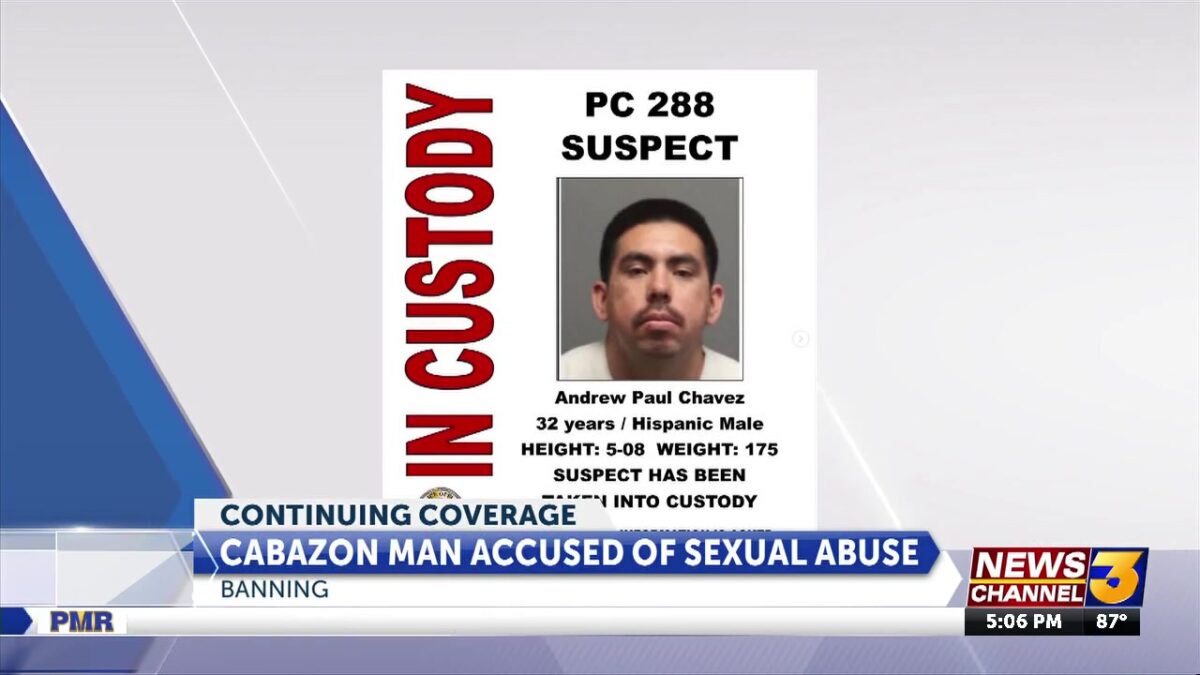 Cabazon man accused of sexually abusing child