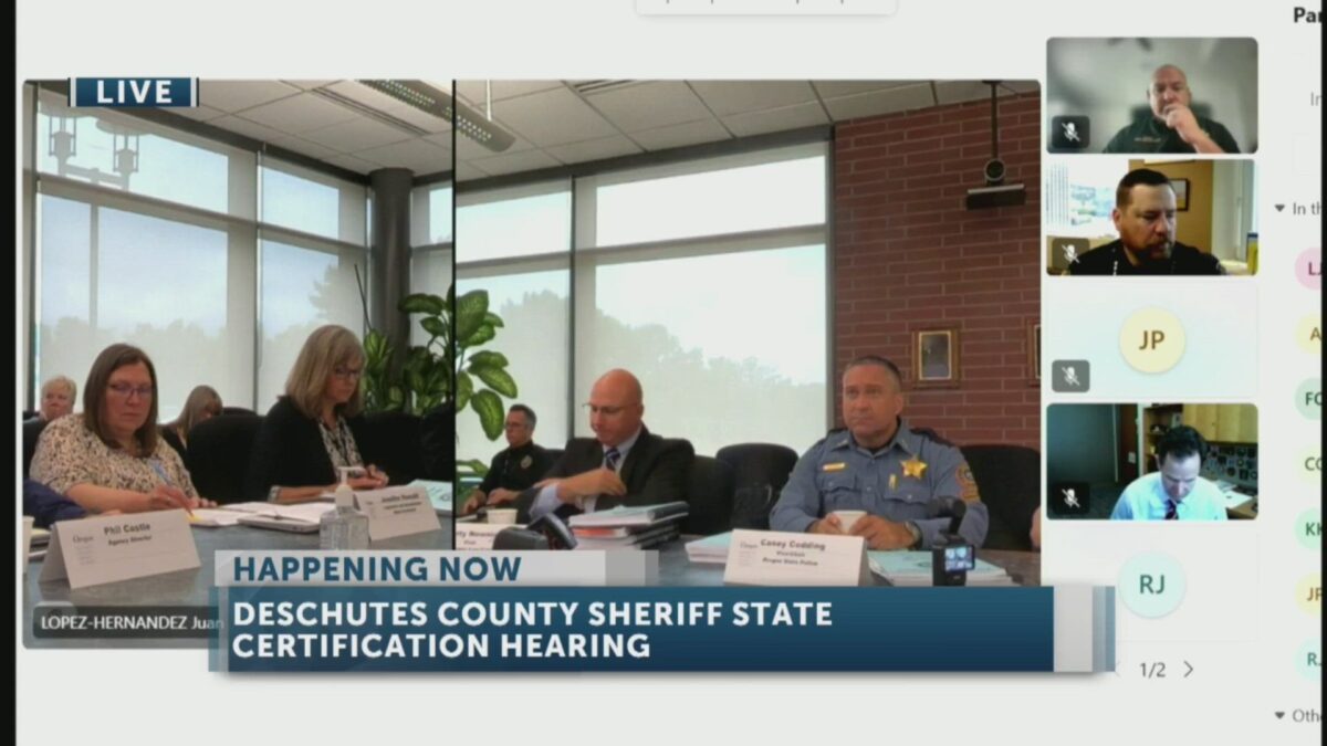 WATCH: Oregon Police Policy Committee discusses