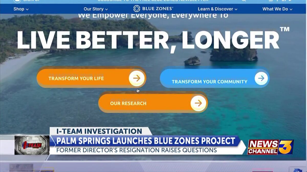Former Palm Springs Blue Zones Director Pushes Back on Departure Story