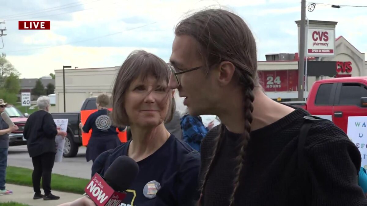 Protestors gather for May Day National Day of Action