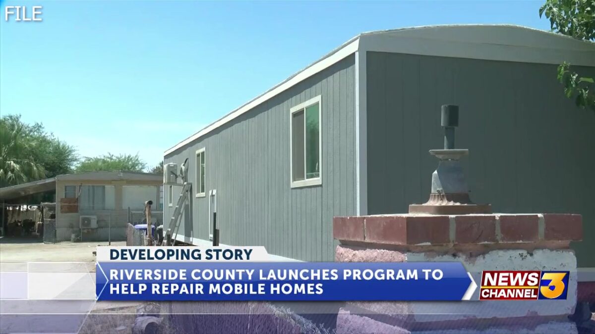Riverside County launches program to help owners revitalize their mobile / manufactured homes