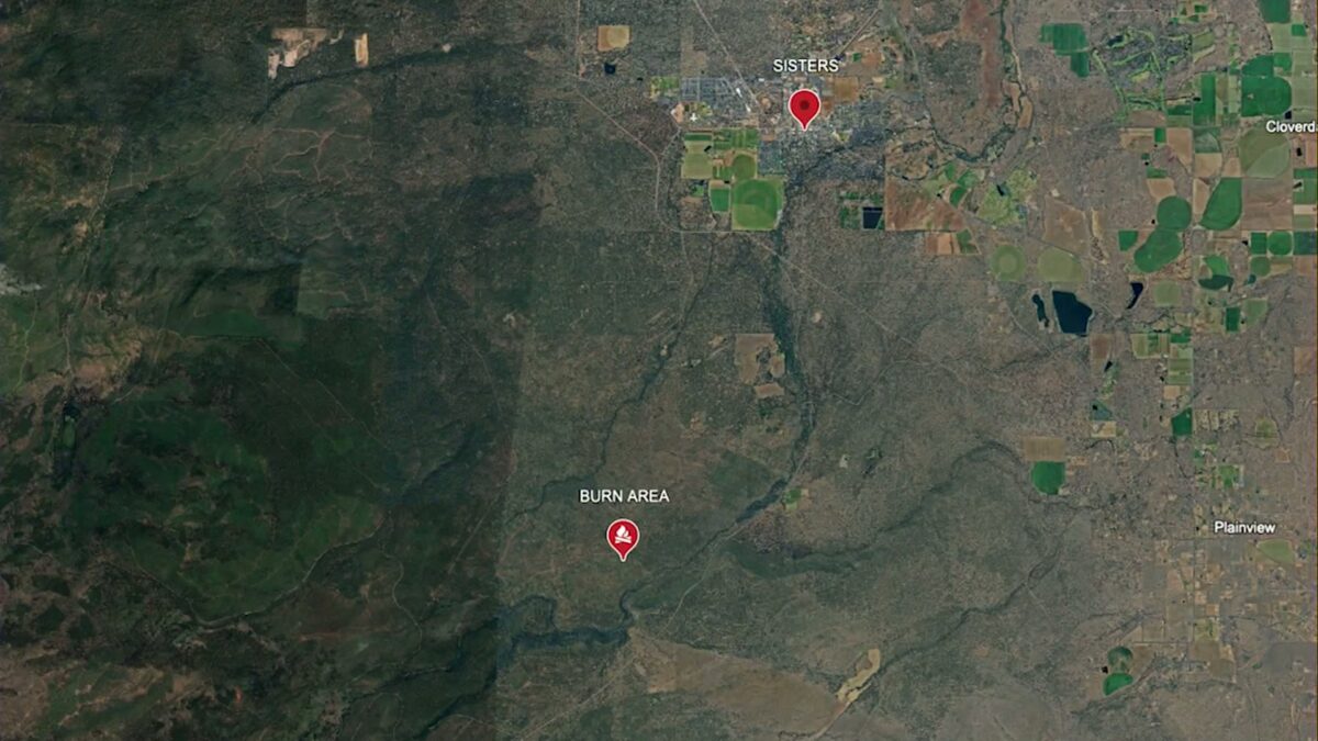 64-acre prescribed burn conducted south of Sisters