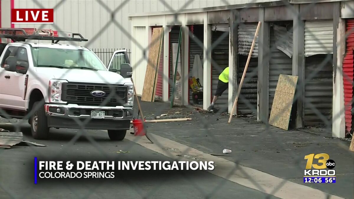 Firefighters discover body in storage facility after fire in Colorado Springs