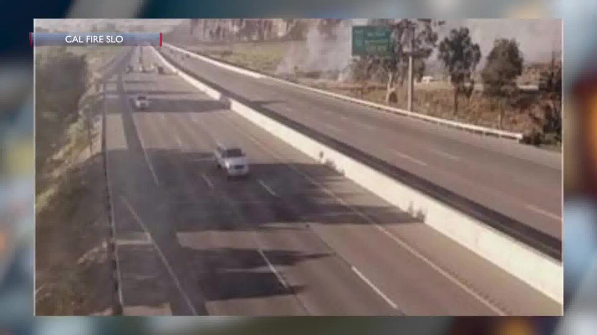 Crews on scene for one-acre brush fire in Santa Maria riverbed Sunday
