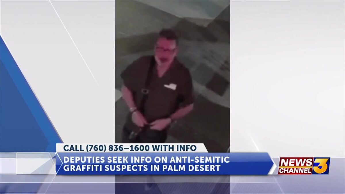 Minors ID’d as suspects in Palm Desert anti-Semitic graffiti