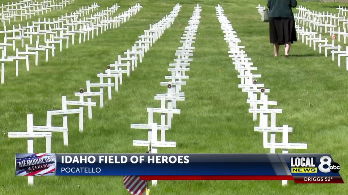 Veterans and volunteers gather for Idaho Field of Heroes Memorial dedication ceremony Friday