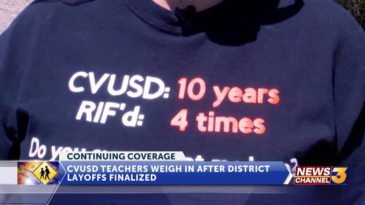 CVUSD teachers share their fate after district layoffs finalized