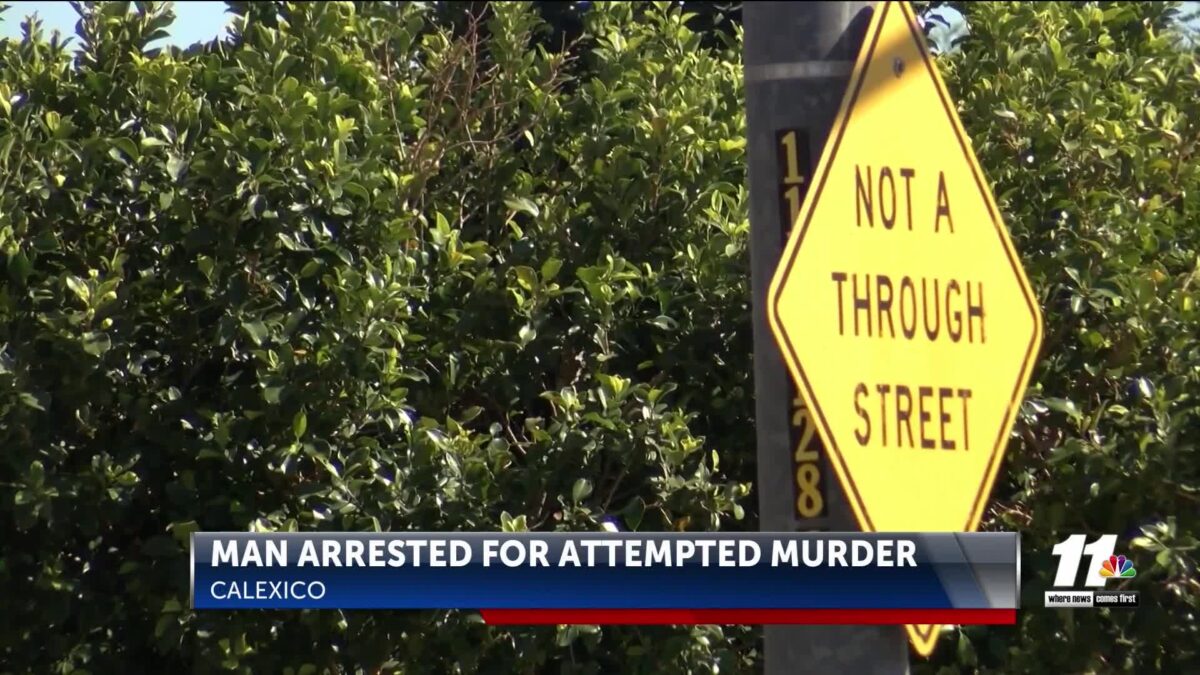 Calexico man arrested for attempted murder