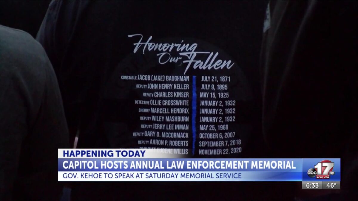 State Capitol honors fallen officers in annual Missouri Law Enforcement Memorial