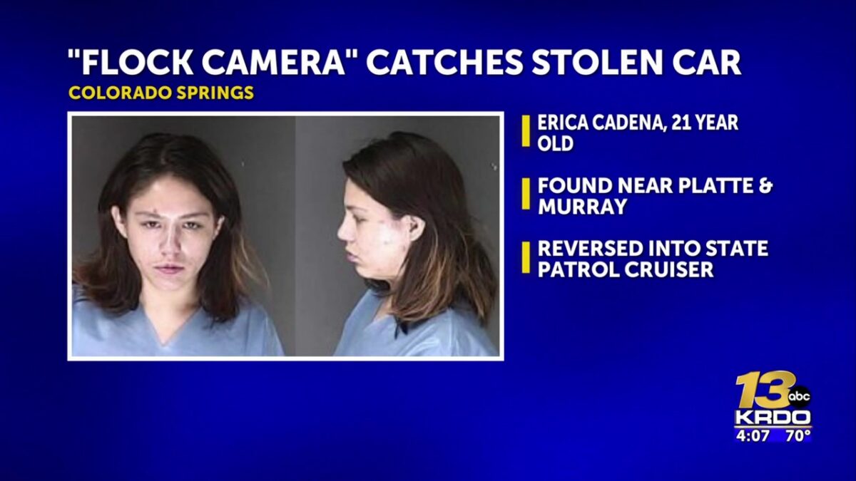 Flock cameras lead El Paso County Sheriff’s Office to stolen car and suspect