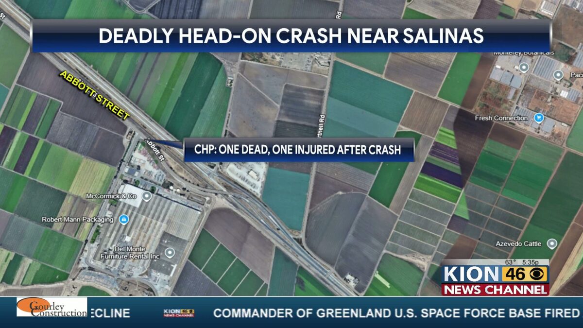 CHP: Man dead after deadly crash south of Salinas
