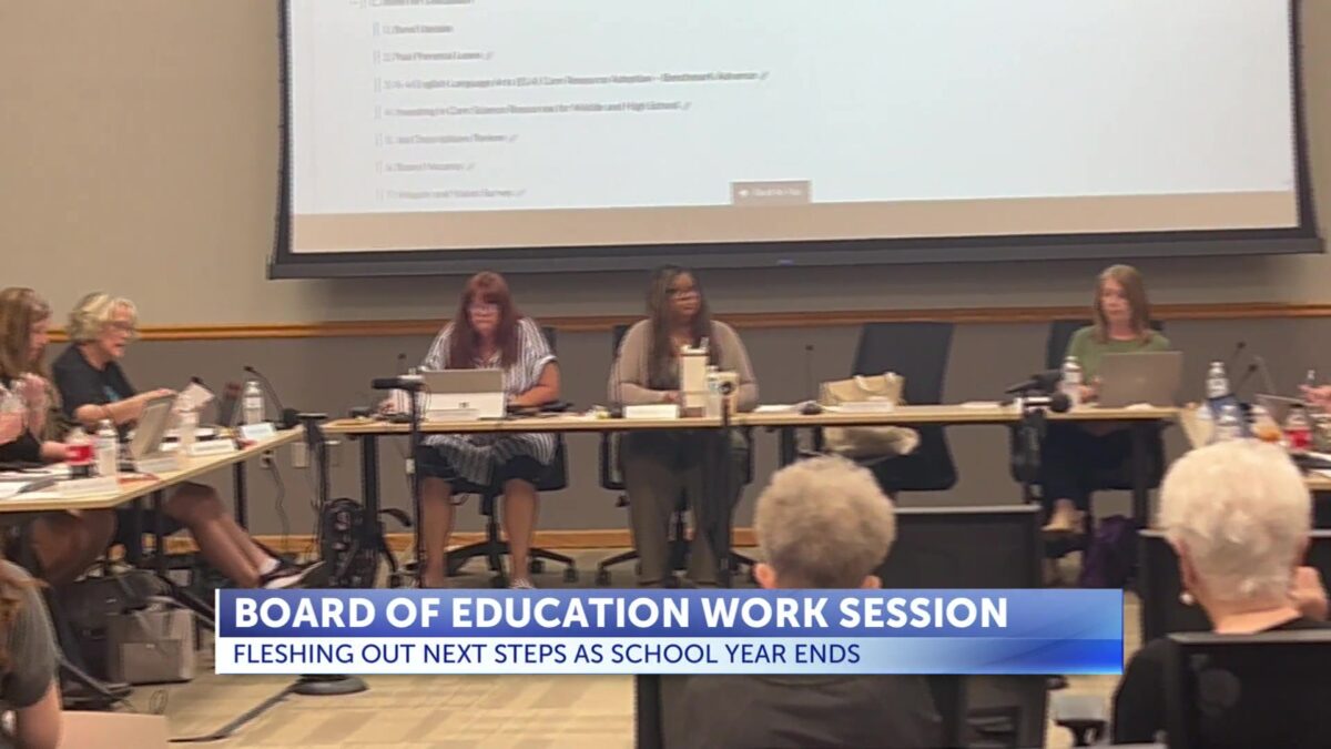 Board of Education work session addresses recent board vacancy