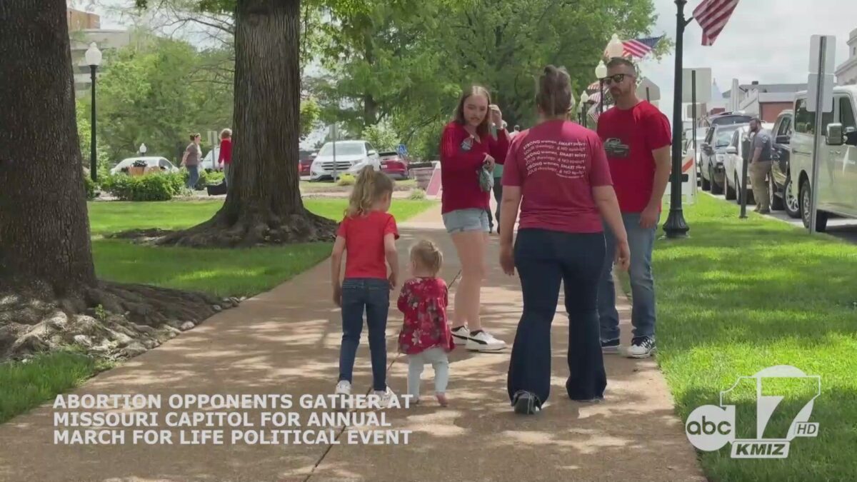 March for Life draws large anti-abortion crowd to Missouri Capitol