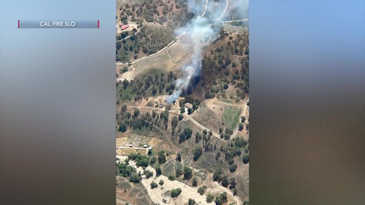 Crews help with brush fire in Paso Robles Friday afternoon