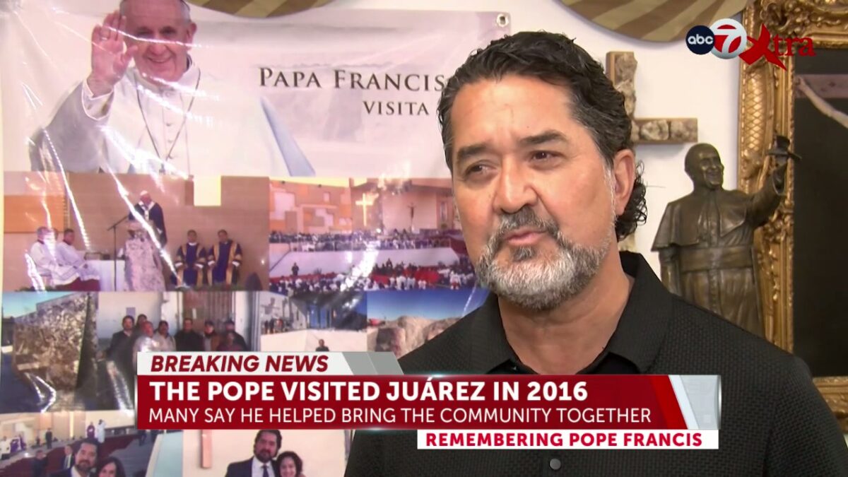 El Pasoan who helped build Juárez altar remembers Pope Francis