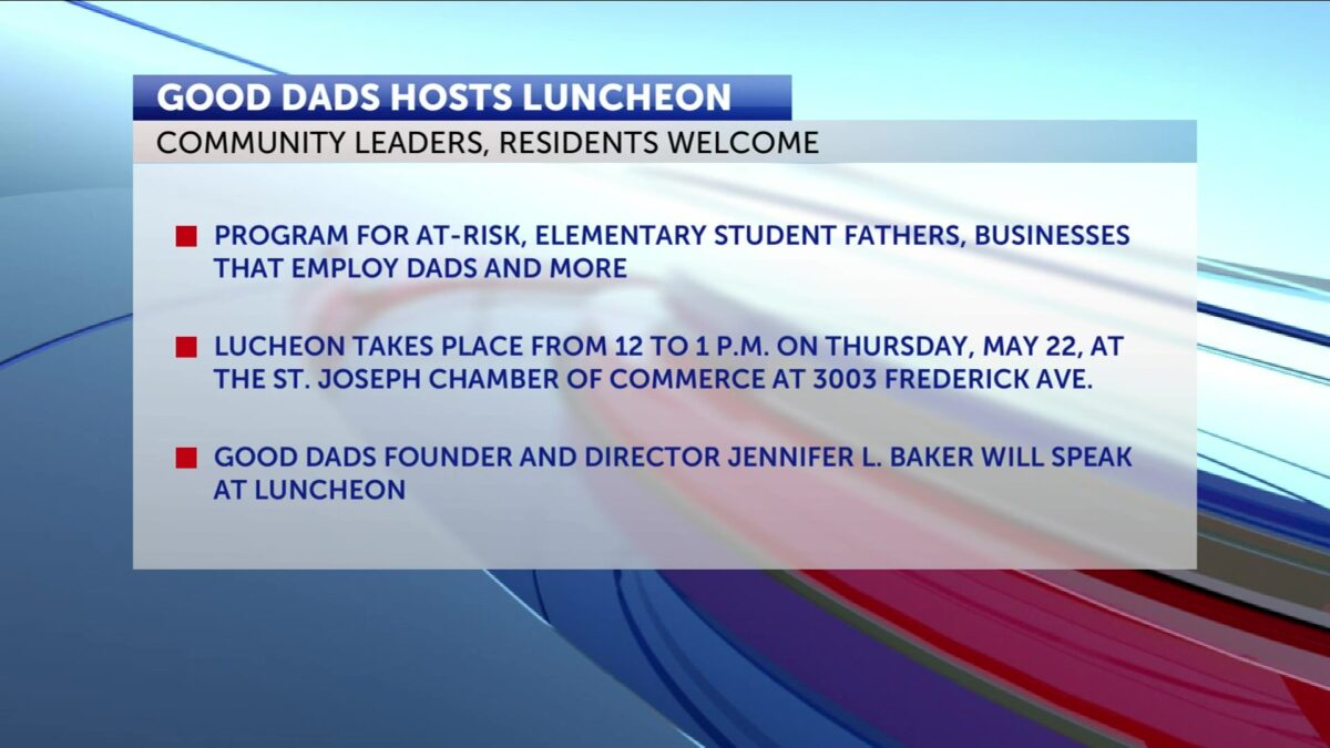 Good Dads program to host engagement luncheon