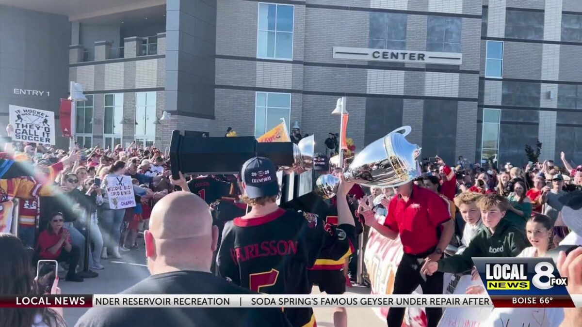 Community throws victory homecoming for the Idaho Falls Spud Kings