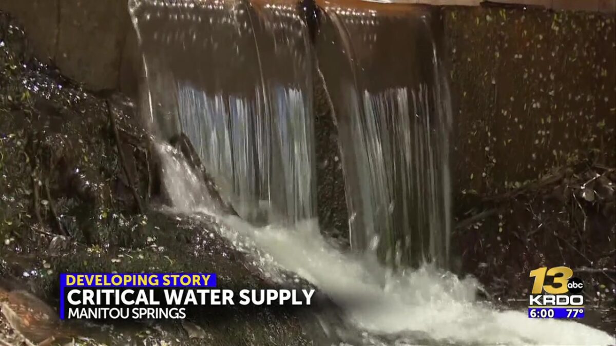 Manitou Springs alerts residents of critical water supply emergency