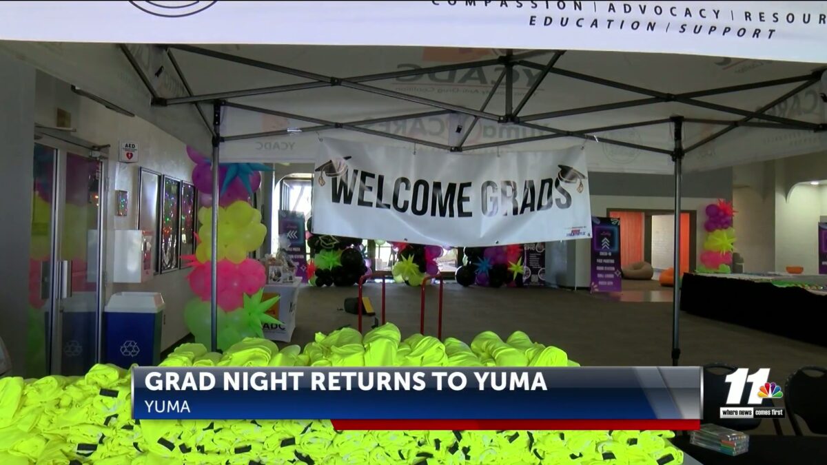 “In the Glow” Grad Night lights up for Yuma seniors