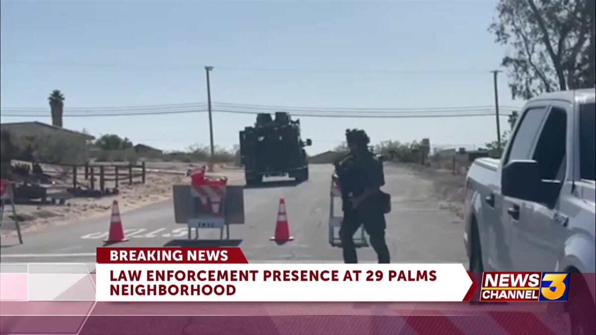 Evacuated Twentynine Palms residents can return home after investigation connected to Palm Springs explosion
