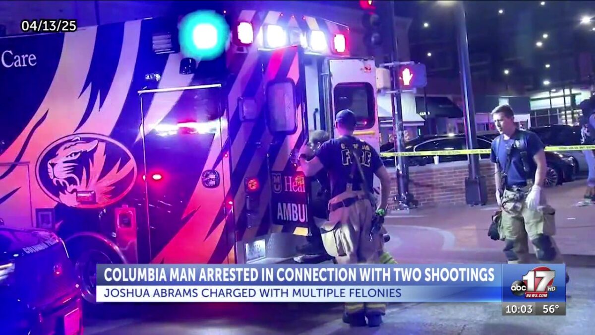 Columbia man arrested in connection with two shootings